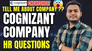 Cognizant Company Related Questions  Tell Me About Cognizant [upl. by Leverick781]