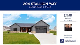 204 Stallion Way Goodfield Illinois Homes for Sale  wwwcoldwellhomescom [upl. by Mead]