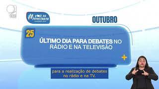 Último dia para debates no rádio e na TV [upl. by Airan]