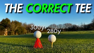 This tee GAINED ME 20 YARDS  UNBELIEVABLE RESULTS [upl. by Ahsekim]