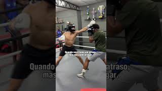 Quando você toma um ATRASO mas não pode ARREGAR no sparring de boxe [upl. by Dene]