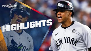 Juan Soto sent the Yankees to the World Series amp was CLUTCH in October 2024 Postseason highlights [upl. by Ivanah619]