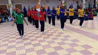 AEROBIC DANCE  ON INDEPENDENCE DAY CELEBRATION OAV ALLADA [upl. by Llyrrad]