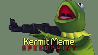 Kermit Meme  Speedpaint [upl. by Ned]