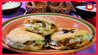 GORDITAS DORADAS DE PAPA CON CHORIZO  GORDITAS FRITAS DE PAPA CON CHORIZO [upl. by Gabbi]