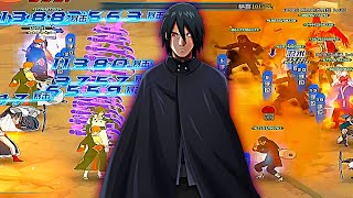 Sasuke Shinden DESTROY EVERYONE on Naruto Online 👑 [upl. by Libbey]