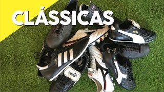 Minha coleção de chuteiras clássicas  classic football boots  FutShoes [upl. by Billy]