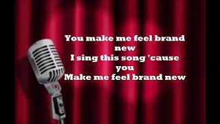 KARAOKE THE STYLISTICS YOU MAKE ME FEEL BRAND NEW original [upl. by Seana955]