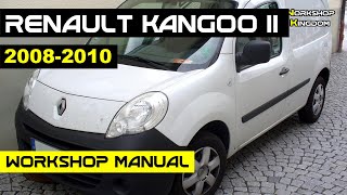 RENAULT KANGOO II 20082010 Workshop Manual  How to DOWNLOAD the PDF in ENGLISH  Repair Service [upl. by Roach]