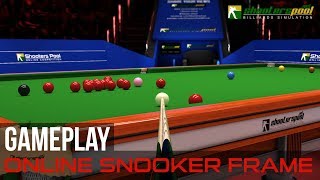 Online Snooker frame gameplay  ShootersPool Billiards Simulation [upl. by Aynatahs990]