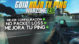 BAJA EL PING EN WARZONE 20 ✅ REDUCE PING NO PACKET LOSS QUITAR INPUT LAG WINDOWS 10 [upl. by Aynatal]