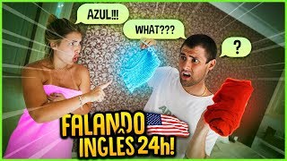 FALEI EM INGLÊS COM MINHA NAMORADA 24H  REZENDE EVIL [upl. by Cralg438]