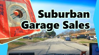 Searching garage sales in the suburbs for rare and unique vinyl records [upl. by Anikas677]