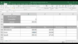 Excel  2 Opérationnel  Cours Calculs et conversion d heure [upl. by Harriett530]