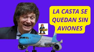 La flota de aviones presidenciales pasarán a las fuerzas armadasnoticias milei economia news [upl. by Warms]