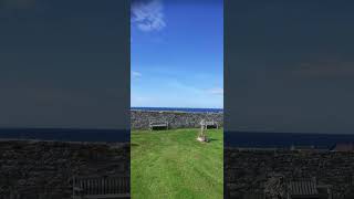 A VIEW OF BAMBURGH CASTLE TAKEN FROM SAINT AIDANS CHURCH [upl. by Aihsenak493]