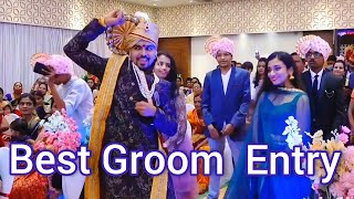 Best Groom Entry Indian WeddingTenu leke song2021 [upl. by Winer]