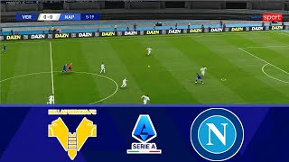 HELLAS VERONA VS NAPOLI  SERIE A 20232024  FOOTBALL LIFE 2023 [upl. by Grassi]