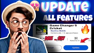 Sabka Baap 😱 Game Changer 5 New Update  Squad Editor amp Career Mode 🔥  New Batting amp bowling Action [upl. by Nagle]