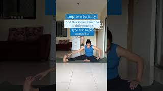 Yoga for fertility fertilityyoga yogaforfertility [upl. by Veedis]