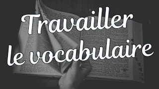 TRAVAILLER LE VOCABULAIRE [upl. by Ynnaffit]