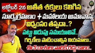 Surya Grahanam 2024 Date amp Time  Solar Eclipse Timings  Suryagrahan  Tirupati Murthy Avadhani [upl. by Relluf]