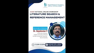 Literature Search and Reference Management Digiref Research Academy [upl. by Gill]