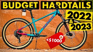 TOP 5 BEST BUDGET HARDTAIL MOUNTAIN BIKES IN 2023  2022 [upl. by Ettelliw836]