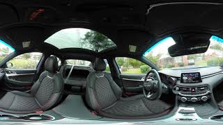 2019 Genesis G70 HTrack Interior 360 Video [upl. by Sweyn881]