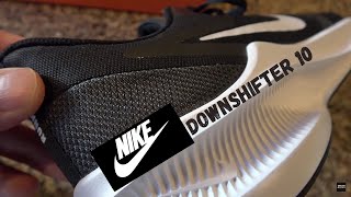 Nike Downshifter 10 running shoes review and unboxing [upl. by Tohcnarf]