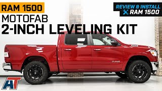 20062022 Dodge RAM 1500 MotoFab 2Inch Front Leveling Kit Review amp Install [upl. by Nibur]