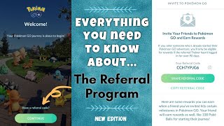 How to Use the Referral Program Updated Edition  Pokemon Go [upl. by Fuld803]