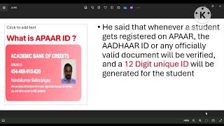 WHAT IS APAAR ID  HOW TO APPLY FOR APAAR ID [upl. by Yereffej]