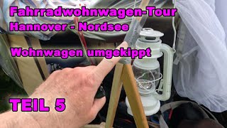 fahrradwohnwagen Tour von hannover zur nordsee teil 5 oberhammelwarden fahrradwohnwagen [upl. by Francine843]