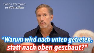 Benno Fürmann über die quotwirklichen Problemequot in unserer Gesellschaft unteilbar [upl. by Nigam]