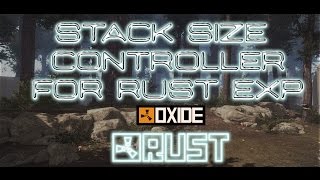 Stack Size Controller  изменение стаков OXIDE Настройкатест Стартовые плагины 25 [upl. by Claire668]