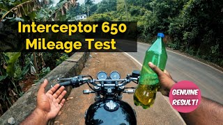 Interceptor 650 Mileage Test  Genuine Result [upl. by Ingram]