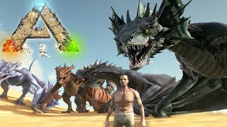 ALL NEW CREATURES NEW DRAGONS  Scorched Earth  Ark Survival Evolved Expansion [upl. by Rudich]