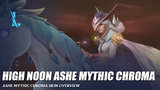 High Noon Ashe Mythic Chroma  Wild Rift [upl. by Edlitam]