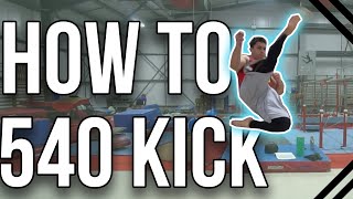 Learn to 540 Kick  Beginner Martial Arts and Tricking Tutorial [upl. by Akcirederf]