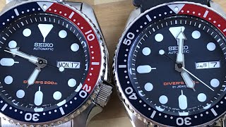 Seiko skx009 J vs K [upl. by Eelyk426]