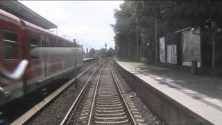 Führerstandsmitfahrt SBahn Hamburg S21 Aumühle  Pinneberg Teil 1 [upl. by Komara409]