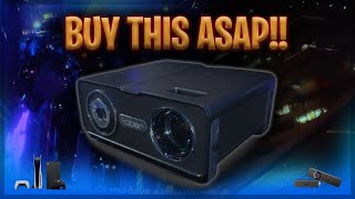 Yaber V10 Projector  Good for GAMING amp MOVIES  2022 Review [upl. by Anelyak342]