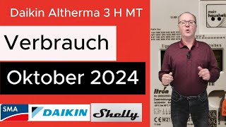 Wärmepumpe Verbrauch Oktober 2024 [upl. by Idolla]