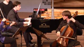 Trio BellArte Brahms 1st Pianotrio Mvt1 Allegro con brio [upl. by Eleira]