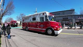 Lindenhurst Fire Department Saint Patricks Day Pararde 03302024 Long Island NY Views [upl. by Satsoc]