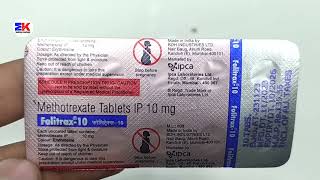 Folitrax 10 Tablet  Methotrexate Tablet  Folitrax 10mg Tablet Uses Benefits Dosage Review Hindi [upl. by Lime]