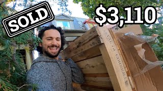 Turning 7 Free Pallets into 3110  Ultimate Pallet Woodworking Compilation [upl. by Gotcher575]