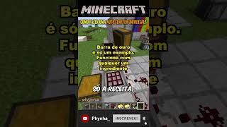 Como fazer uma Auto Crafter ou Bancada Automática UNIVERSAL no Minecraft [upl. by Marquet23]