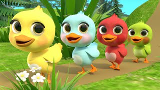 5 Little Ducks song  Newborn Baby Songs amp Nursery Rhymes [upl. by Jarvis]